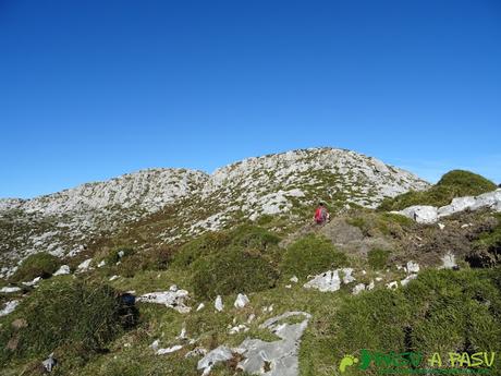Llegando a el Pico Ubricario