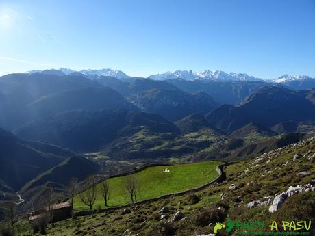 Vista de la Braña Llía