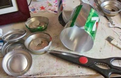 Tutorial para hacer hermosas rosas con latas de aluminio
