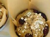 Muffins veganos arándanos avena