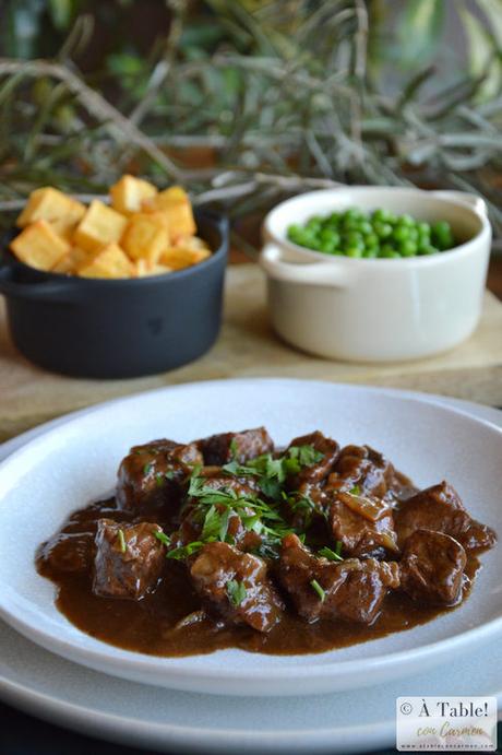 Carbonnade Flamande o Estofado de Ternera con Cebolla y Cerveza