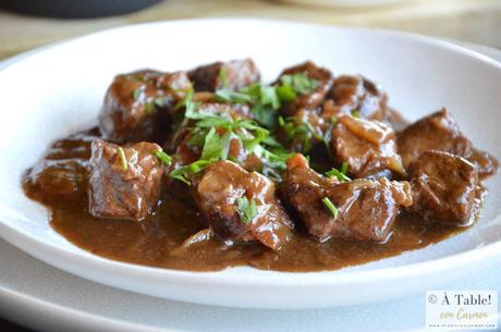 Carbonnade Flamande o Estofado de Ternera con Cebolla y Cerveza