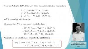 formula En memoria de Jean-Louis Koszul