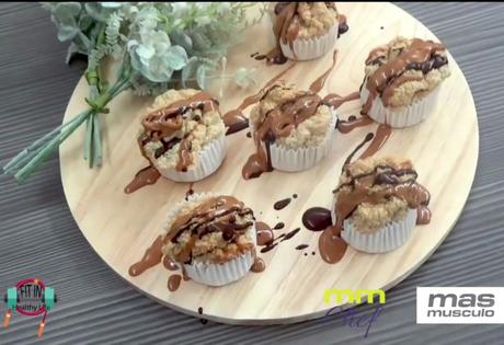 MASMÚSCULO CHEF: CLOUD MUFFINS CON CHOCOLATE Y PB