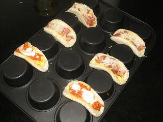 TACOS DE PAN DE MOLDE