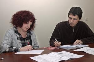 Rocío Blanco da paso a Juan Gascón.