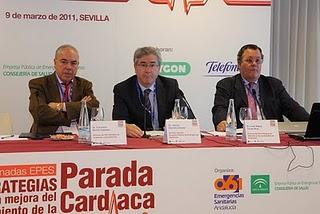 El 061 presenta en Sevilla un plan para mejorar la supervivencia a la parada cardiaca ante 140 expertos nacionales y extranjeros