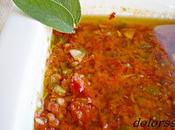 Salsa vinagreta pimientos