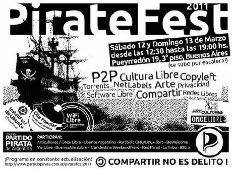 Pirate Fest 2011: sábado 12 y domingo 13 de marzo