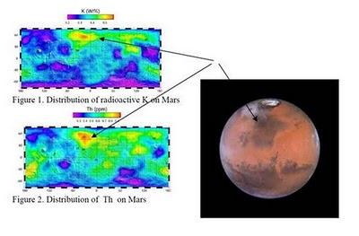 Marte fue sacudido por una enorme explosión atómica sugiere un estudio