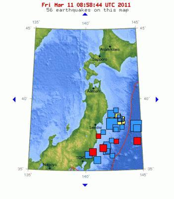 Terremoto de 8.9 en Japón