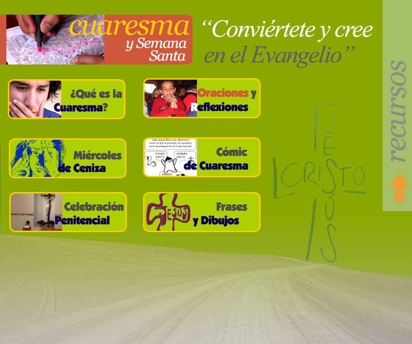 Enlaces: Webs con recursos para el Tiempo de Cuaresma