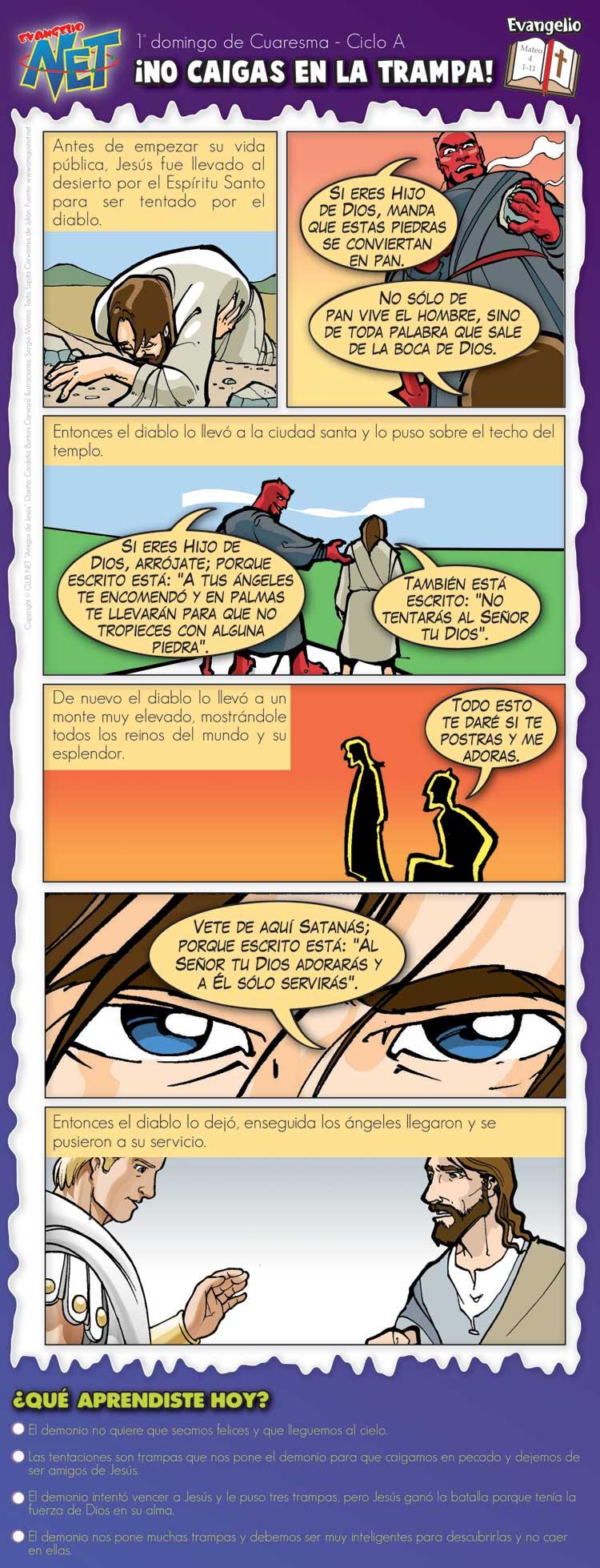 Evangelio Dominical: 13 de marzo del 2011 (Primer domingo de Cuaresma)