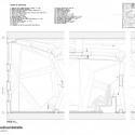 5 Sentidos Lounge Bar / On-A Arquitectos Sección longitudinal detalle