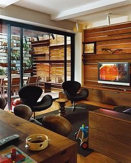 Unión entre salón y terraza