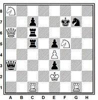 Problema de ajedrez el signo de la Cruz, Gumpel (1878)