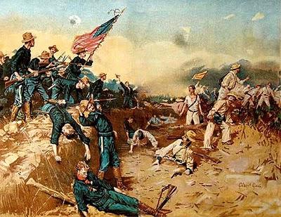 La decadencia del espíritu, de sus héroes y de su historia; o el paso -romántico-  del auge a la caída.