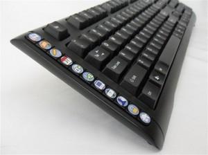 Un teclado de PC específicamente diseñado para Facebook