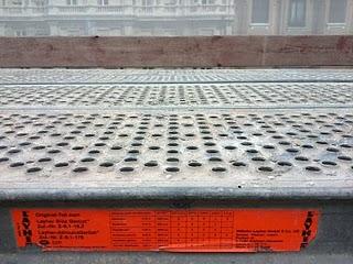 Palacio de la Música - Estructura provisional de obra. Andamios