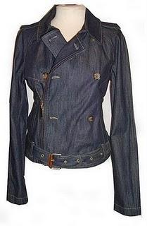 Sortemos una  Chaqueta Denim  biker AJ (Armani Jeans chica) y una estupenda Corbata de seda Italiana (Chicos)