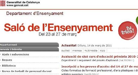 ¿Publicidad encubierta en el departament de Ensenyament a favor de Xavier Trias?