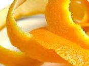 Prepara infusión cáscara naranja