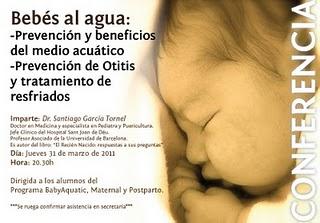 Con bebés a la piscina