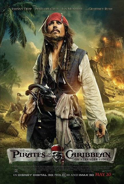 Póster oficial de Jack Sparrow, perdón, de 'Pirates of the Caribbean: On Stranger Tides'