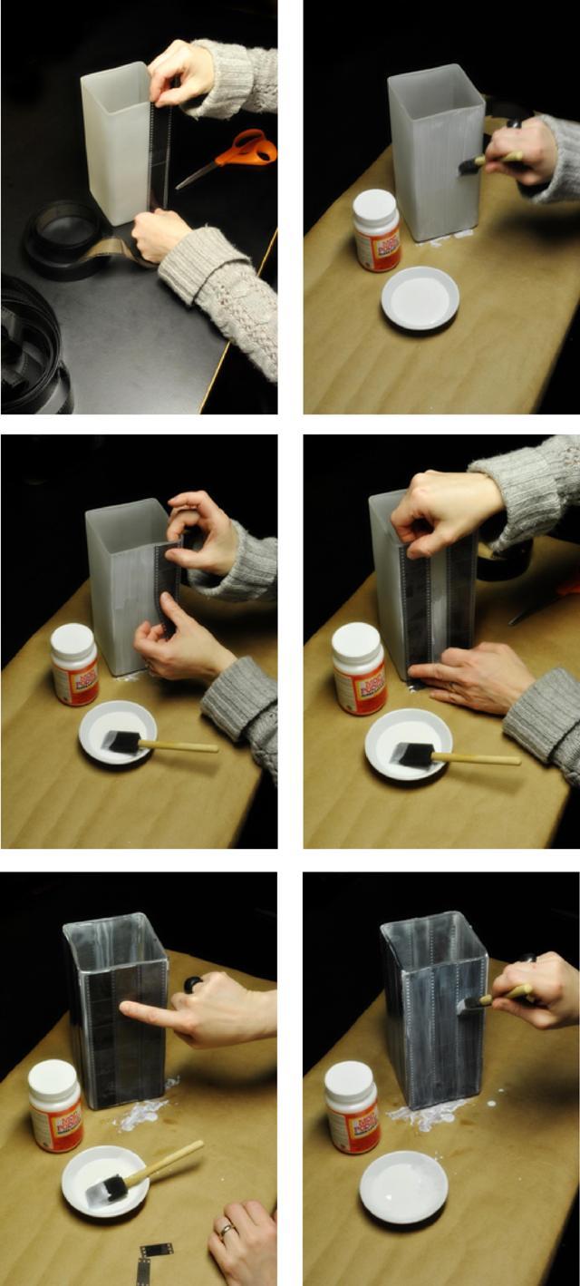 Ikea hack: lámpara gröno con negativos