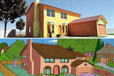 La casa de Los Simpsons existe