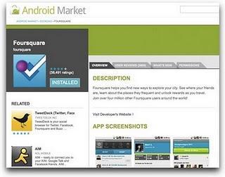 Android Market Web. Aún más facilidad!