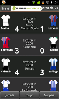 Sigue la LIGA desde tu Android: Liga Live y LigaBBVA