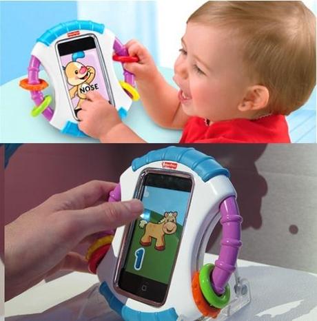 fisher-price iCan play para convertir el iPhone en un juguete para el bebé