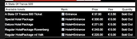 Agotadas las entradas para ASOT 500