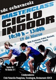 MASTERCLASS CICLO INDOOR EN PAMPLONA EL FIN DE SEMANA