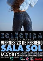 Concierto de Ecléctica en Sala el Sol