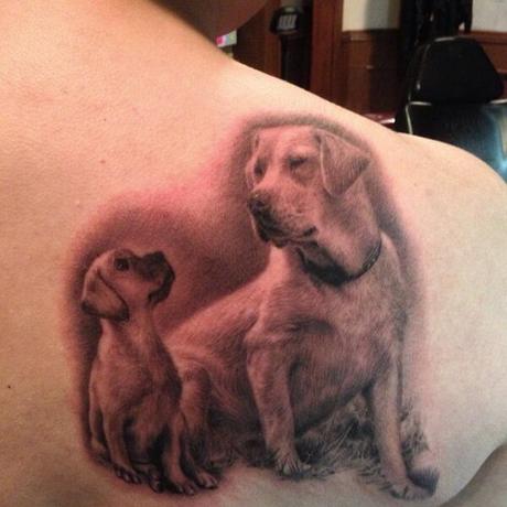 40 ideas de tatuajes de Perros Parte 2
