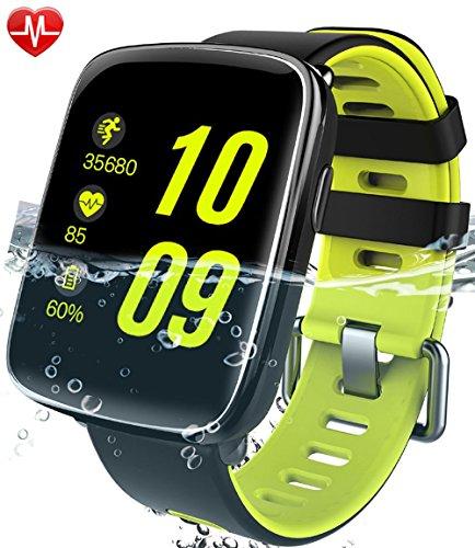 Willful Reloj inteligente con Pulsómetro, Impermeable IP68 reloj deportiva Inteligente, Fitness Tracker con Monitor de sueño, Sensor de ritmo cardíaco, Podómetro, Contador de caloría, Smart Wristband Bracelet Bluetooth pulsera inteligente para Android y IOS