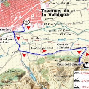 Que hacer en Tavernes – Tavernes con niños ruta-bolomor