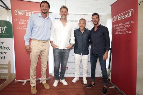 #PinamarModaLook2018 un desfile totalmente espectacular! El intendente de Pinamar -Martín Yeza, Horacio Cabak, Guillermo Azar y Eduardo Isaach, secretario de turismo de Pinamar