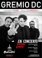Concierto de Gremio DC en Teatro Barceló