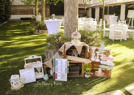 Decoración personalizada para bodas by De Blanco Y Menta