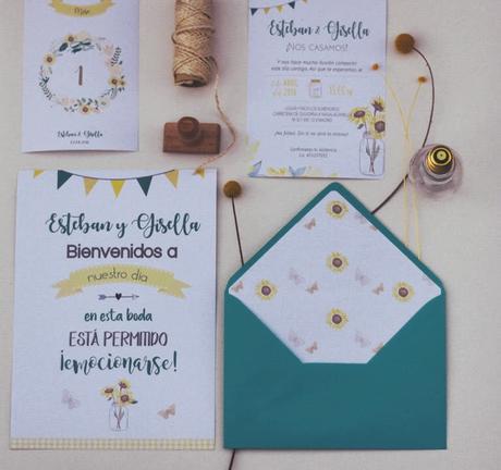 Decoración personalizada para bodas by De Blanco Y Menta