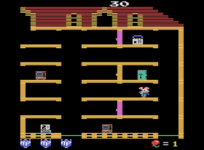 La nueva beta de 'Mappy' para Atari 2600 te va a sorprender La nueva beta de 'Mappy' para Atari 2600 te va a sorprender