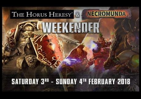 Invitados y actividades del Horus Heresy & Necromunda Weekender 2018
