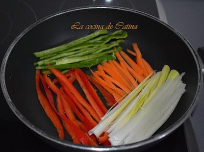 Salmón en papillote