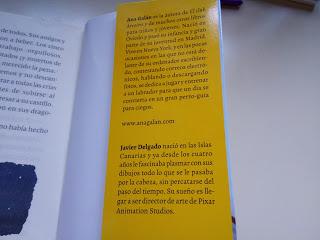 Autora Ana Galán e ilustrador Javier Delgado