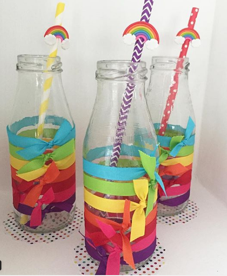 10 diy para una fiesta de arcoíris