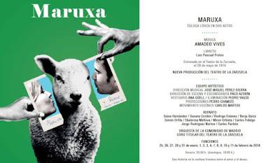 Maruxa, Telúrica Revisión De La Ópera De Vives.