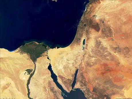 Resultado de imagen de israel desde la estacion espacial internacional